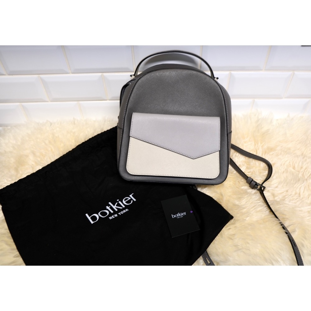 BOTKIER Cobble Hill Mini Backpack Pewter Combo